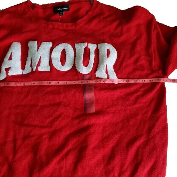 AMOUR Women's Graphic Sweater by Red 33 Degrees Size 2X NEW! - Picture 12 of 13